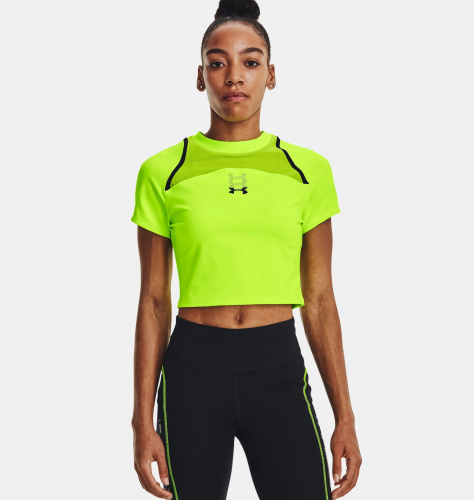 Clothing - Under Armour Run Anywhere Crop Short Sleeve | Fitness 
